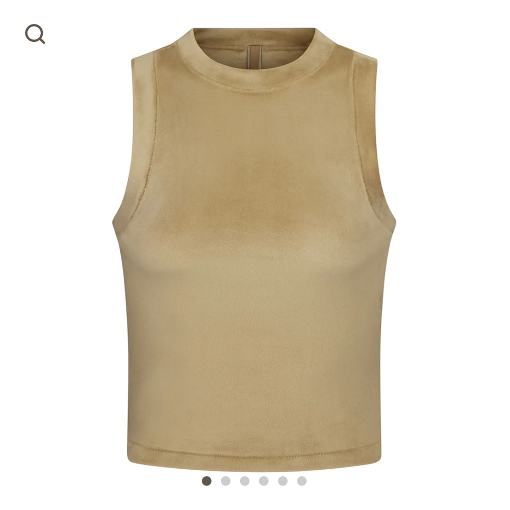 NWT Skims Velour Set S/M Gold